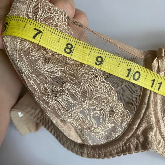 Balconette Bra Underwire, Soft cup, Unlined European GAIA - Picture 13 of 13